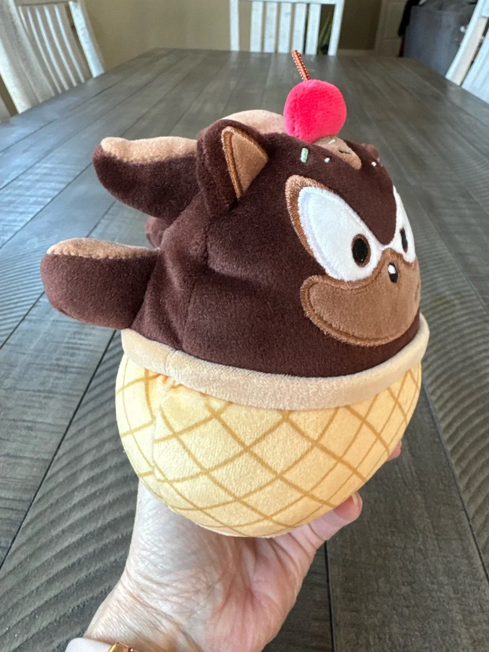 Sonic the Hedgehog Shadow Ice Cream Plush - Squishmallows Toy (NWT)